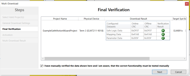 twinsafe final verification