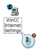 WinCC Internet Settings icon