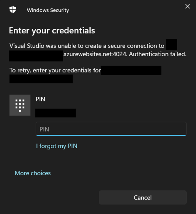 This is step 1 in navigating to a window where you provide credentials to connect to your application