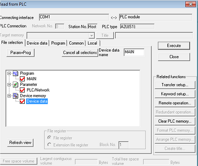 mitsubishi melsec gx developer plc open sc-09