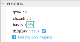 Change the basis in the object's position props