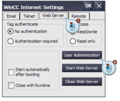 Web Server User Administration