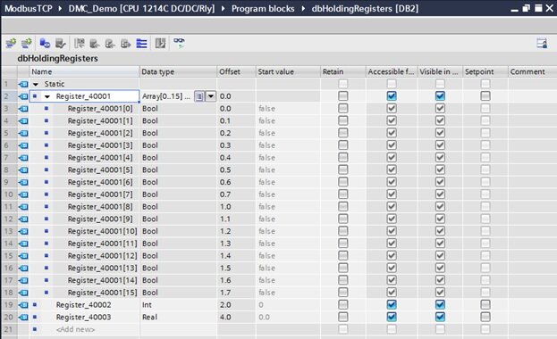 AB Source Code Protection Hold Registers