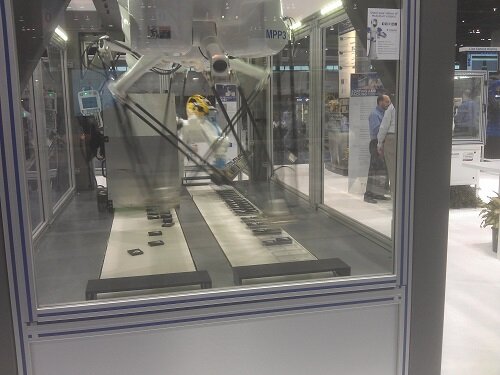 High-speed pick-and-place robot by Yaskawa.