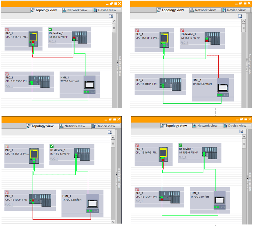 Network Topology Monitoring in TIA Portal