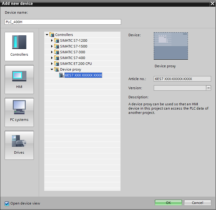  Import a station from a Step7 v5.5 project into TIA Portal 