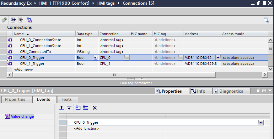 Script execution off of tag change