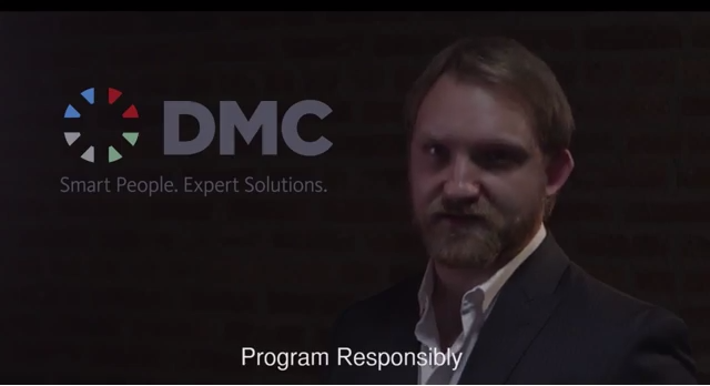 DMC's Most Interesting Engineer in the World cautions viewers to "Program Responsibly".