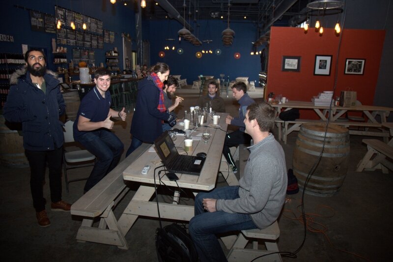 DMC Boston held their morning trainings at Night Shift Brewery.