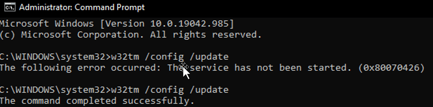 Command Line Update