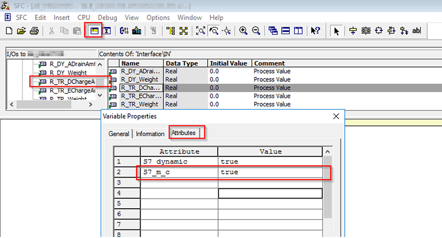 Modifying variable properties