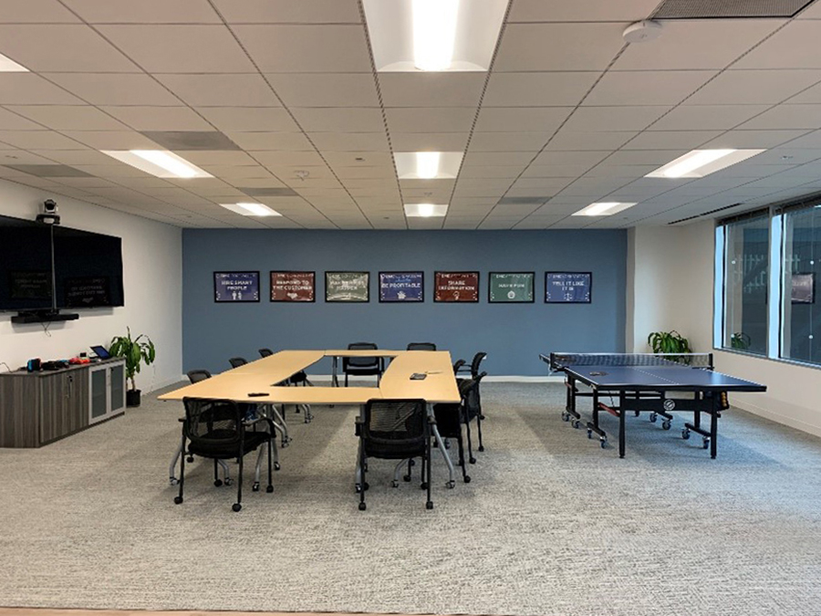 A conference room at DMC Houston