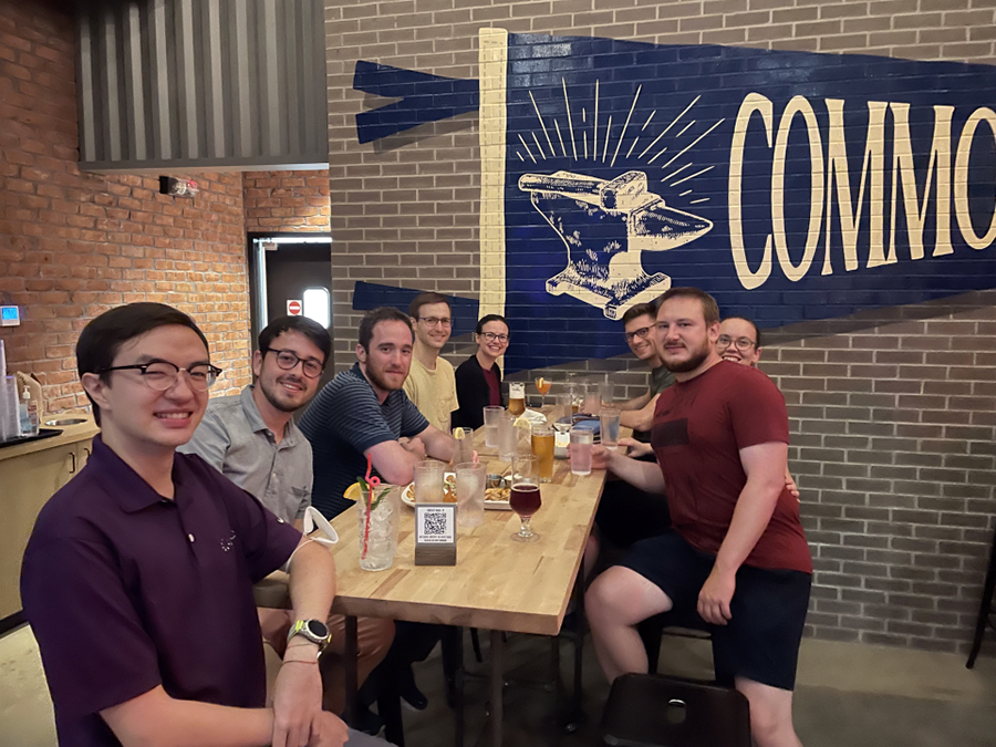 DMC's Boston team visiting a brewery.