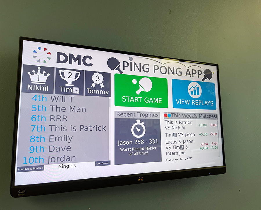DMC Chicago's Ping Pong Application