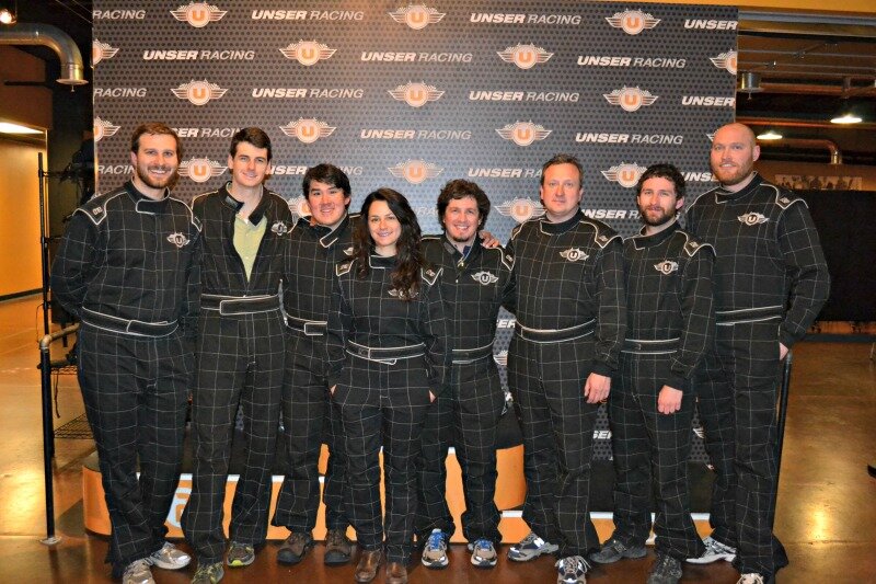 DMC Denver looking dapper in their indoor racing suits.