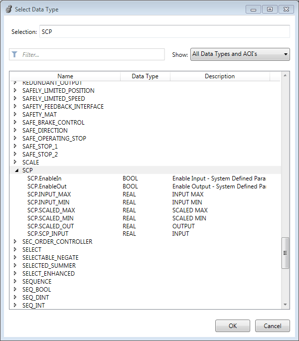 Selecting a tag for an alarm definition is easy. Just browse to the desired AOI or UDT and select a tag from it. Just remember that only inputs and outputs from AOIs can be used