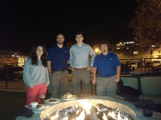 DMC Denver employees bond after work with fun outdoor activities.