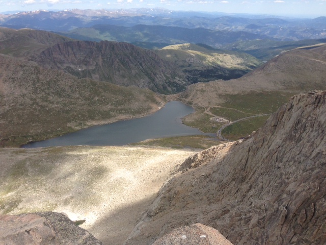 View from Mount Evans.