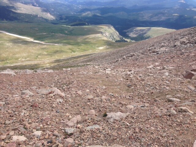 Another view from Mount Evans in Denver.