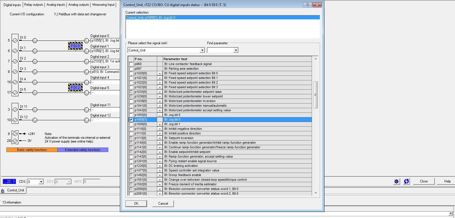 clearing default bit mapping extended safety