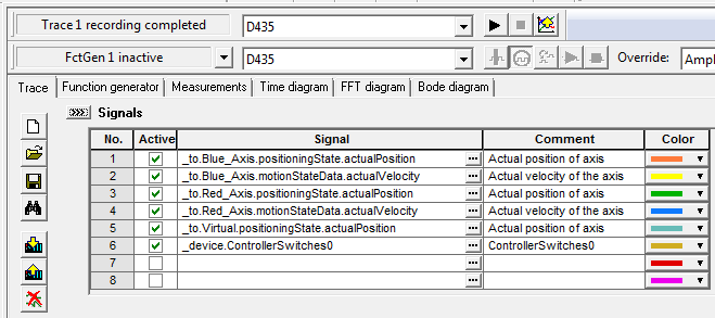 Simotion Device Trace Configuration