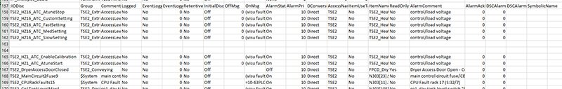 Excel filled in for Wonderware