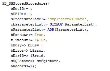 FB_DBStoredProcedures