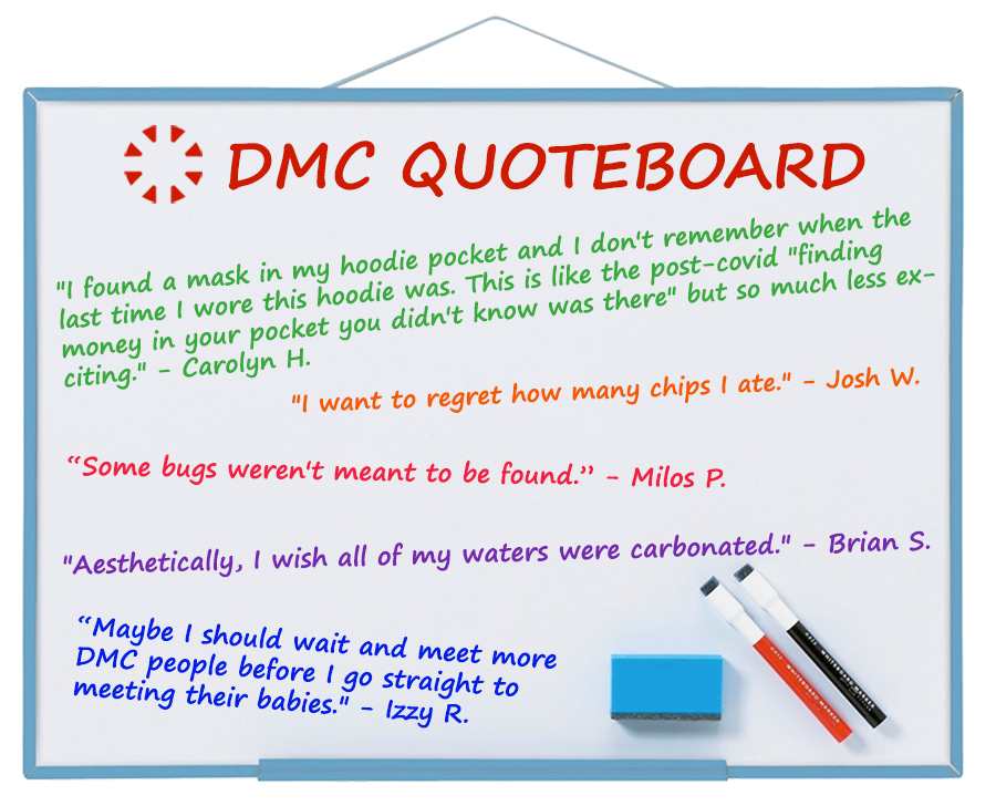 DMC's February Quoteboard