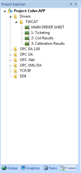 Screenshot showing a driver sheet called Coil Results