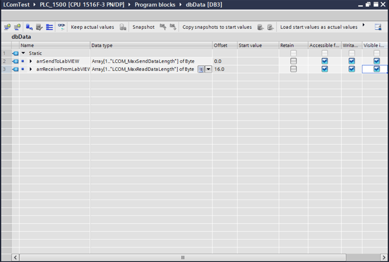 Figure 5: Send/receive data