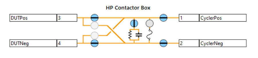 Figure 6: Custom High Power Contact Box design.