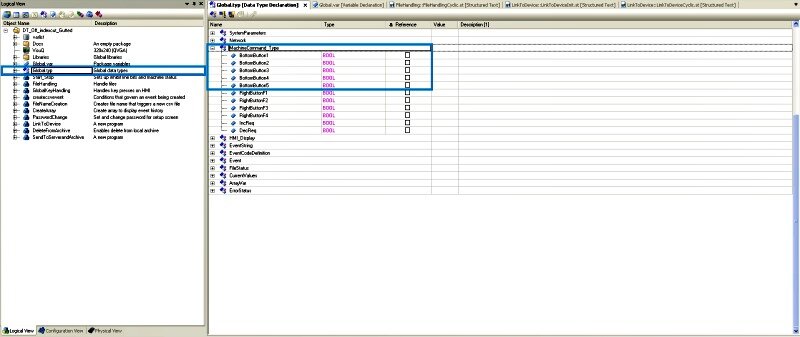 Create a global type with a variable to reference the data.