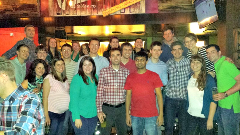 DMC employees and engineers party at Taco Joint in River North