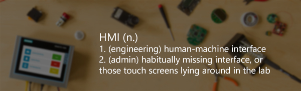 Admin's silly definition of an HMI