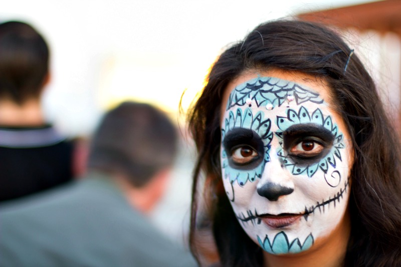 User Interface Designer, Ela, got ready for Day of the Dead early this year.