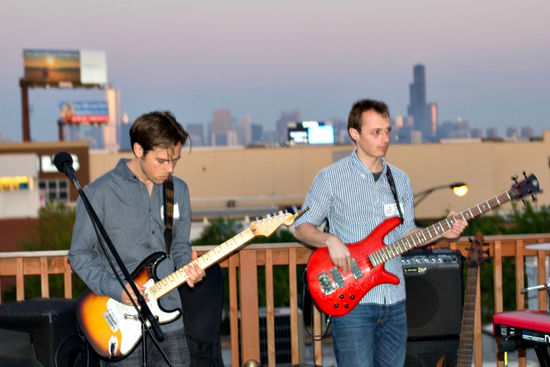 One Season performed on the roof top of DMC.
