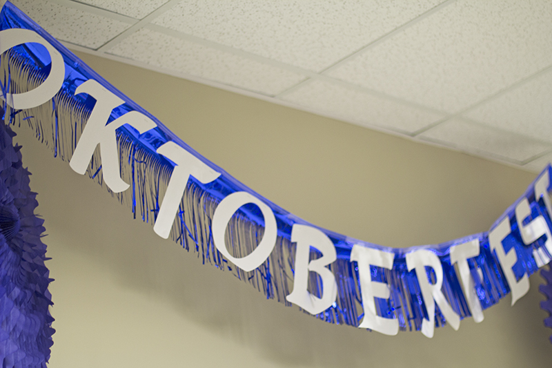 DMC decorated with this Oktoberfest banner and more.