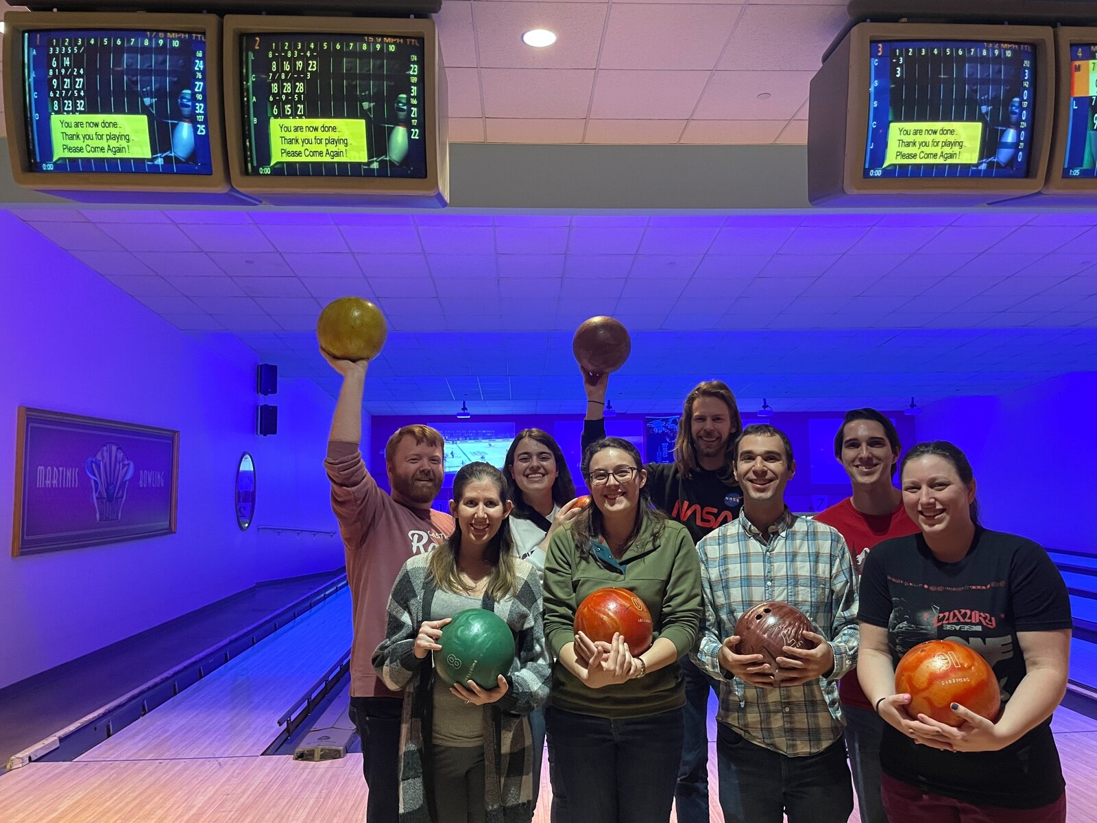 Alex Sabala's welcome party group photo