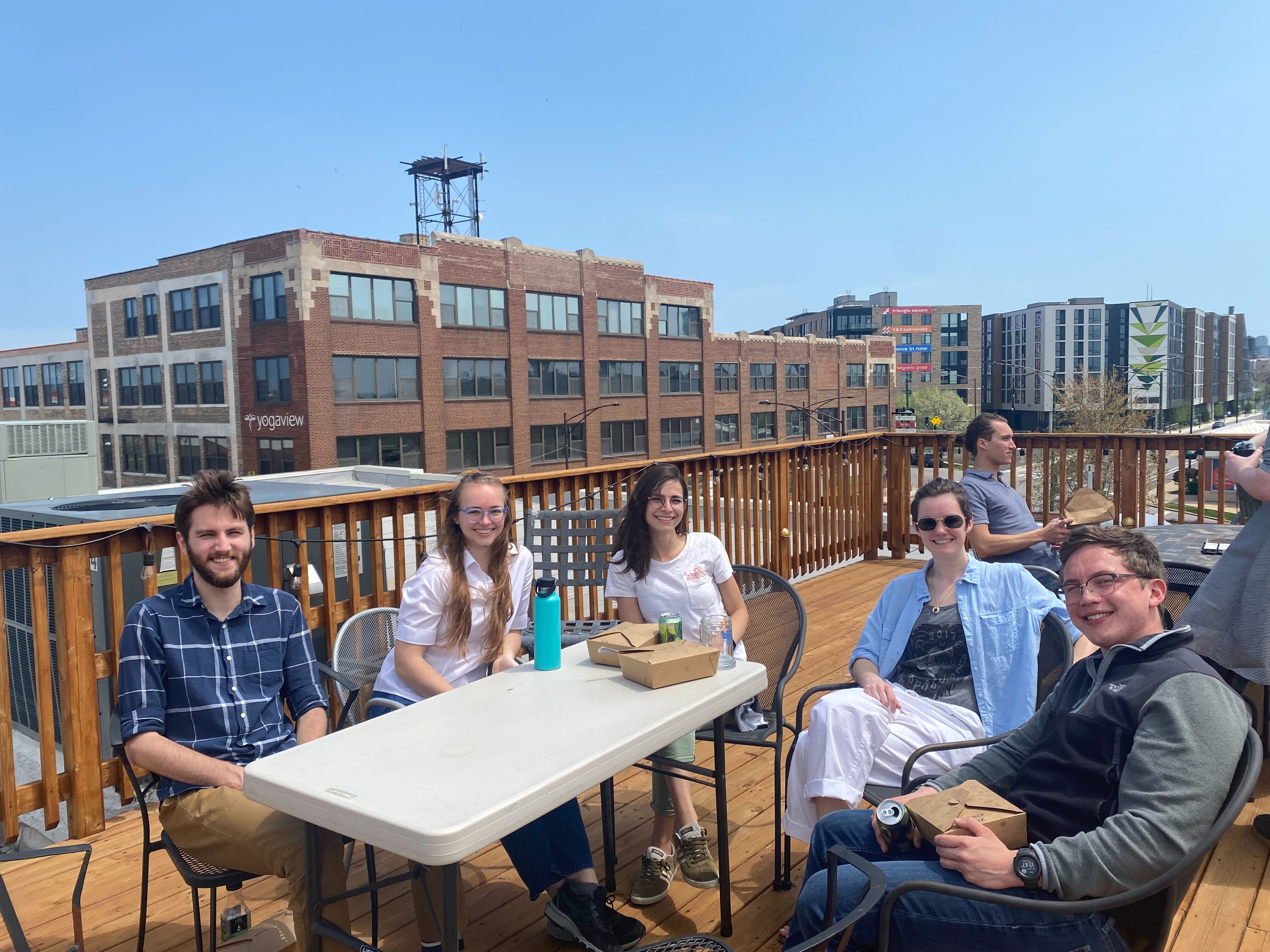 DMC Chicago rooftop welcome lunch