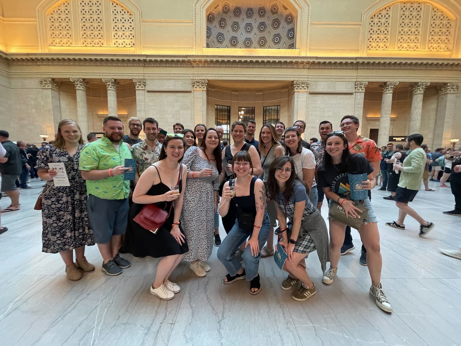 DMC Chicago group photo at Beer Under Glass 2022