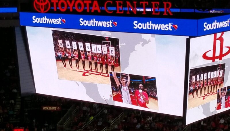 John won airline points shooting free throws.