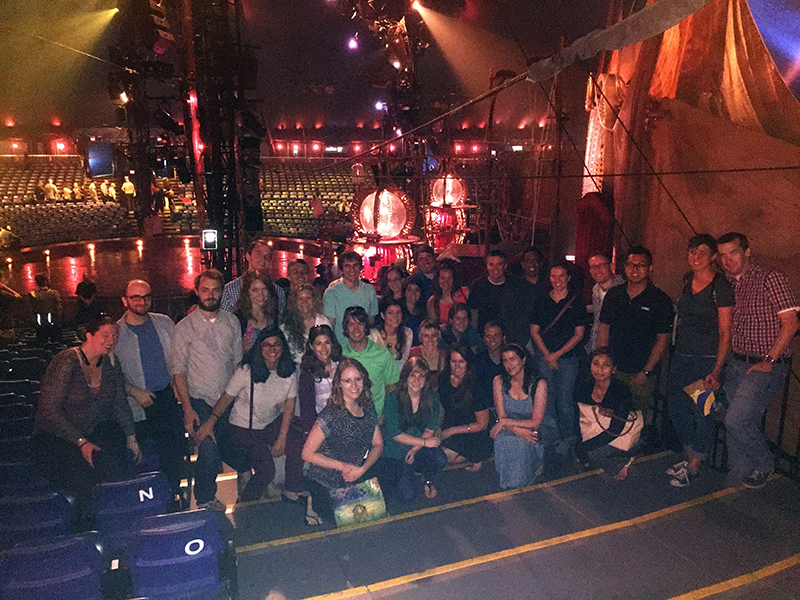 DMC employees and guests at Cirque du Soleil