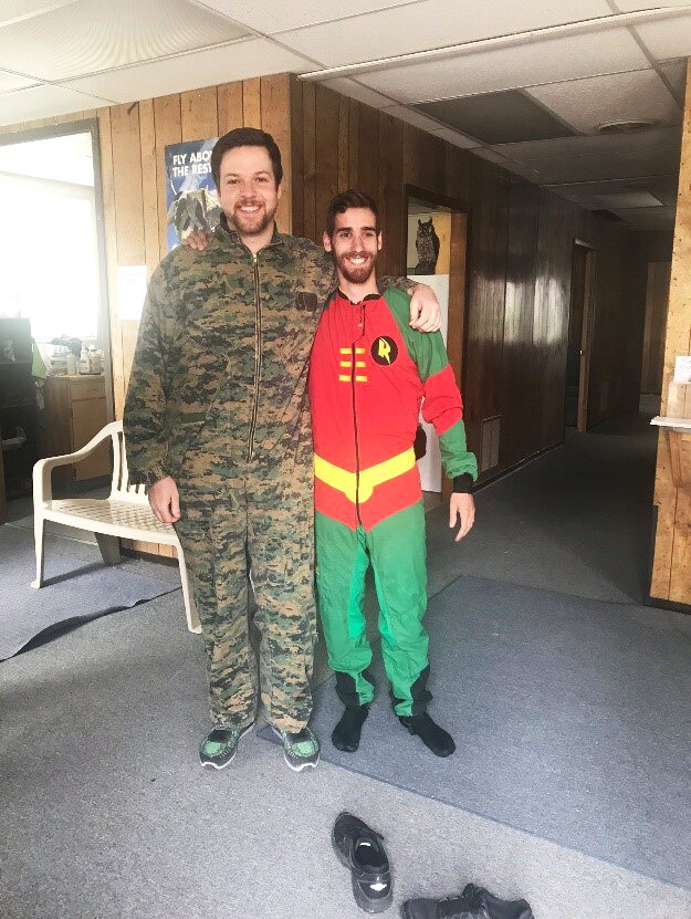 Kevin and David Skydiving