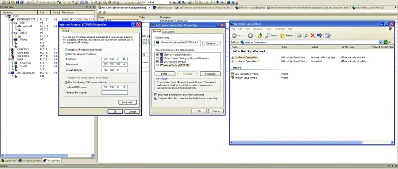 Set the IP address to the same first three bytes.