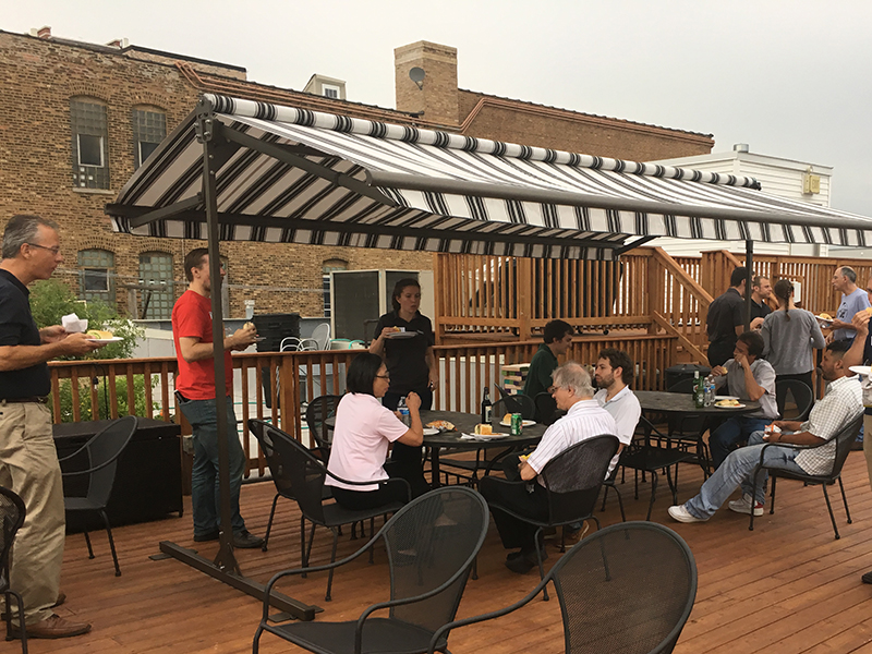 LabVIEW User Group socialization on the DMC rooftop