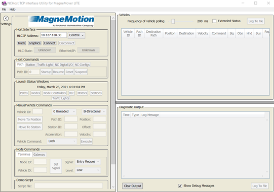 MagneMotion NC Host