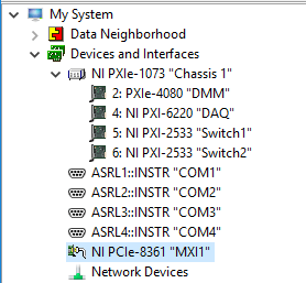 max labview pxi chassis