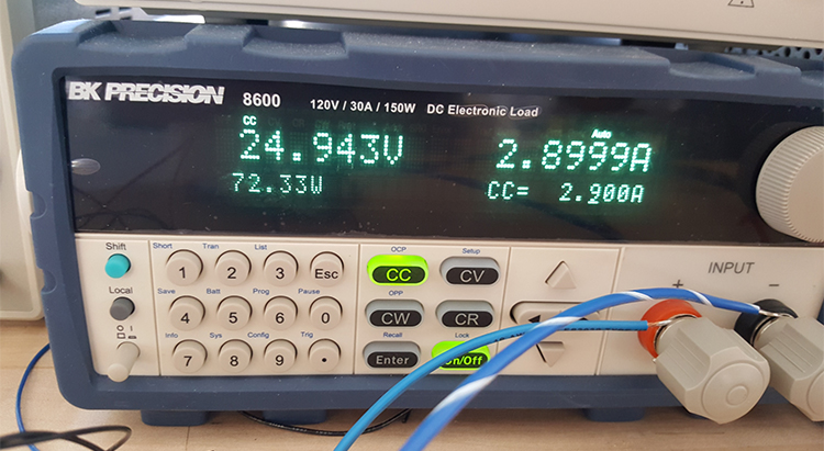 BK Precision 8600 pulling 2.9 Amps