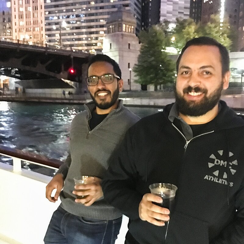 DMC on a Chicago boat tour