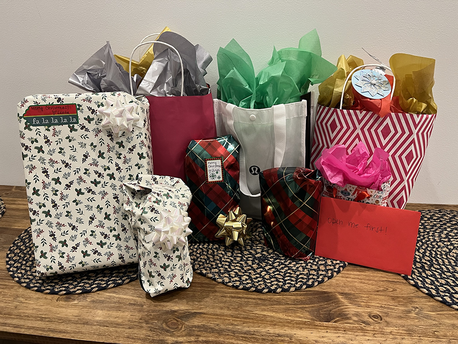 Gift bags for Operation Santa 